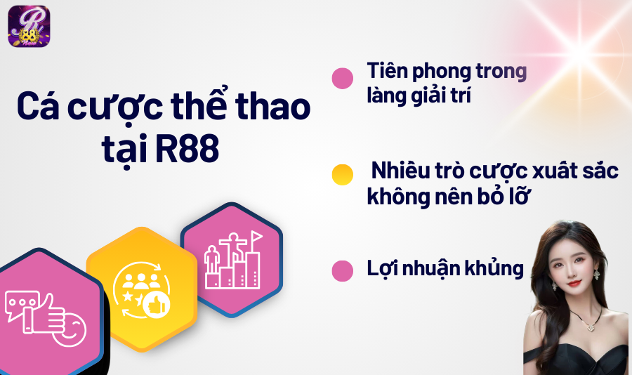 Cá cược thể thao tại R88 - kinh nghiệm của cao thủ cao tay