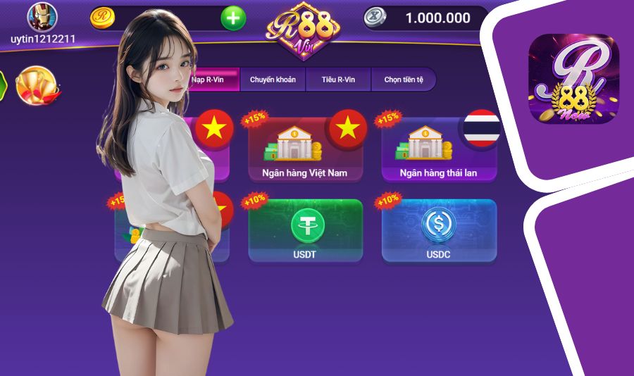 Hướng dẫn nạp tiền R88 đúng chuẩn
