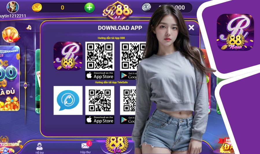 Hướng dẫn tải R88 chi tiết cho IOS, Android